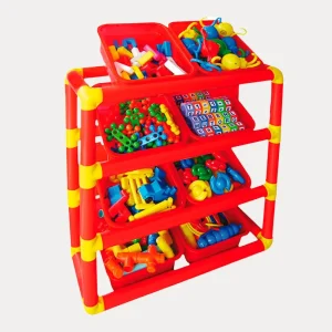 Exhibidor Tubular con 8 charolas