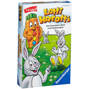 Juego de Mesa Ravensburger: La Loca Zanahoria Mini / Lotti Karotti