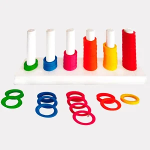 Ábaco Vertical con 60 fichas