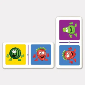 Dominó frutas con 28 pzas