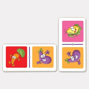 Dominó verduras con 28 pzas