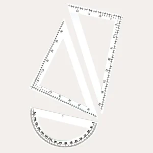 Juego de Geometría 3 piezas