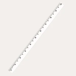 Regla de estireno 1 mt