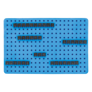 Tapete matemático para invidentes