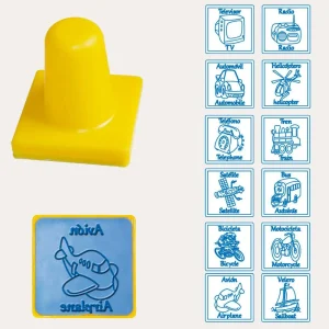 Sellos Bilingües Medios de Transporte