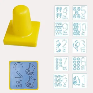 Sellos Bilingües del 1 al 10