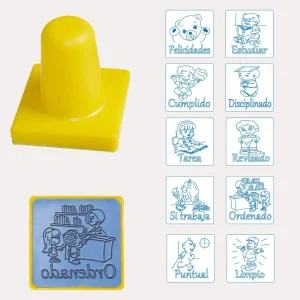 Sellos Motivacionales con 10 pzas