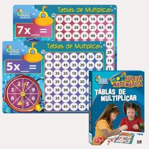 Ruleta matemática Tablas de Multiplicar