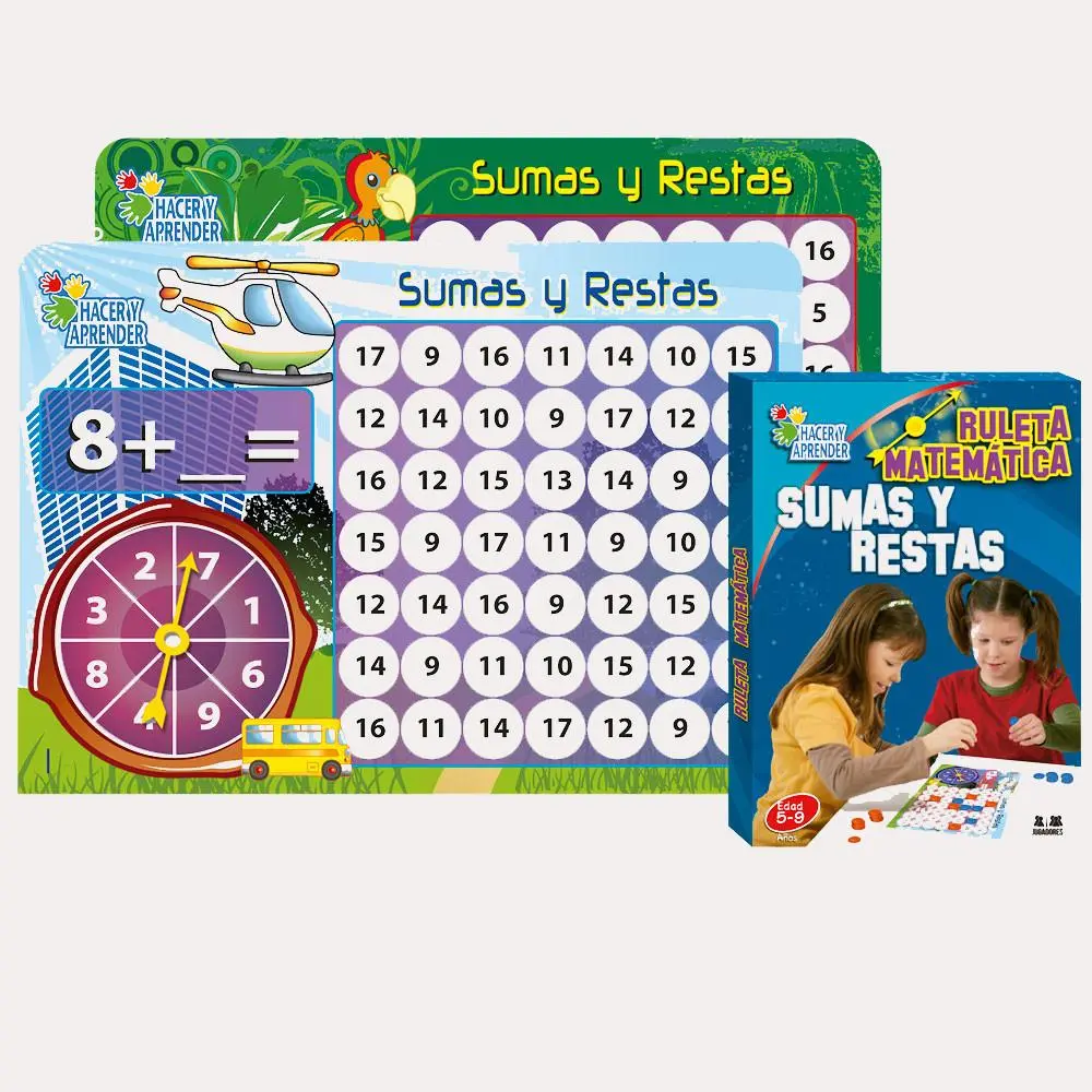Ruleta Matemática de Sumas y Restas