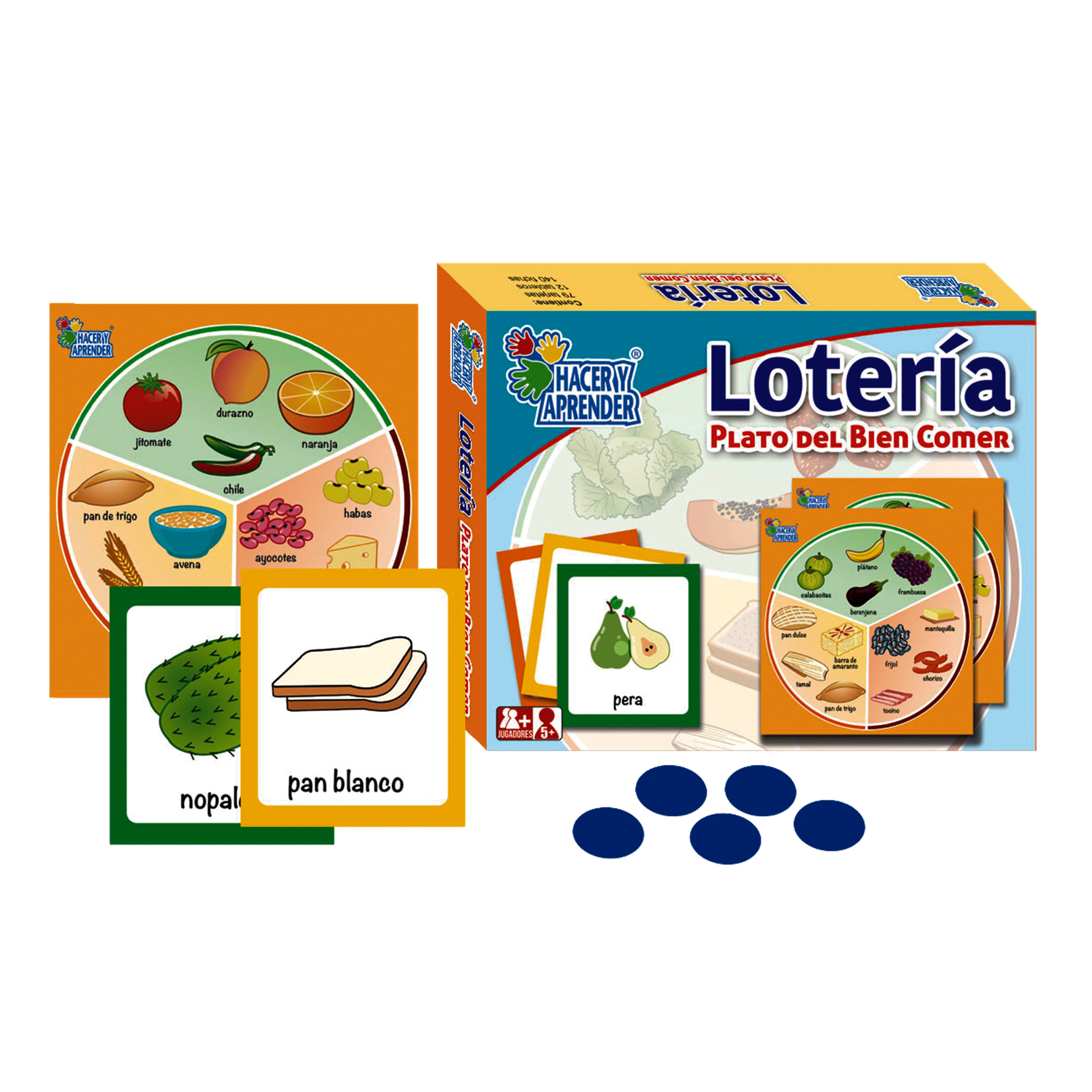 Lotería Plato del bien comer