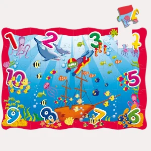 Rompecabezas Numérico del Mar (50 pzs)