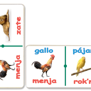 Dominó Jumbo Animales Español-Hñahñu (Otomí)