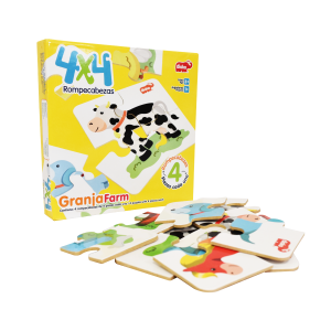 ROMPECABEZAS 4X4 GRANJA