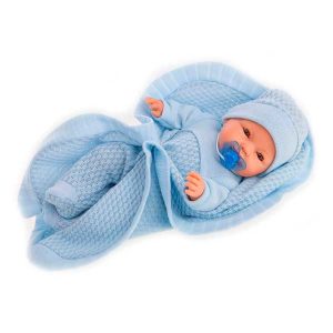 Muñeco Bimbo con Mantita Azul