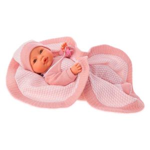 Muñeca Bimba con Mantita Rosa