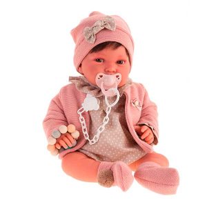 Antonio Juan Recién Nacida Pipa Chaqueta Rosa 40cm