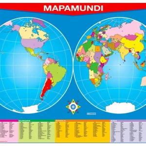 Póster Mapamundi