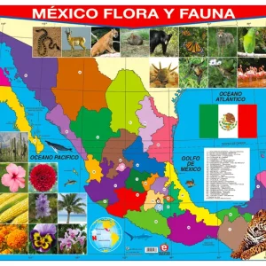 Póster México Flora y Fauna