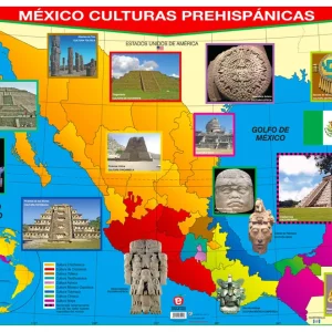 Póster México Culturas Prehispánicas