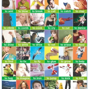 Póster Verbs 1 / Verbs 2