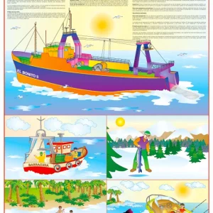 Póster Actividades del Hombre … La Pesca