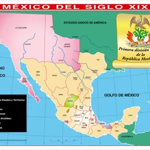 Póster México Siglo XIX D.P. / La Nueva España D.P.