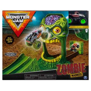 Monster Jam Playset Acrobacias Zombie