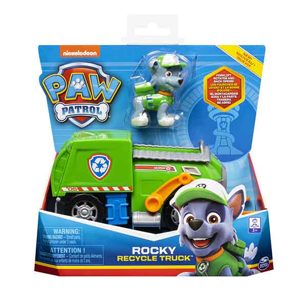 Paw Patrol Vehículo Rocky con Figura