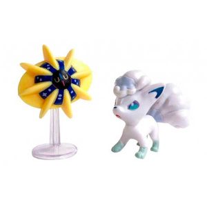 Figura Pokemon de Combate Cosmoem y Vulpix