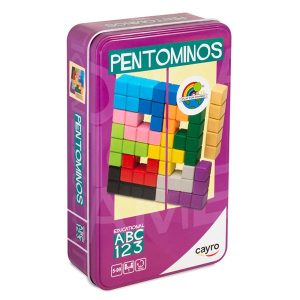 Juego Pentominos en Caja de Metal