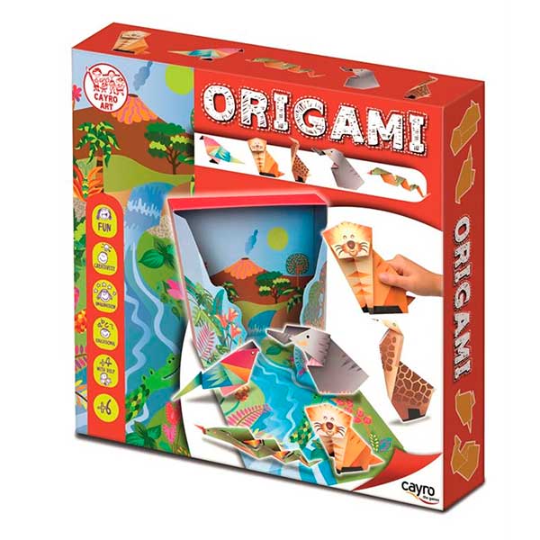 Juego Origami Animales Selva