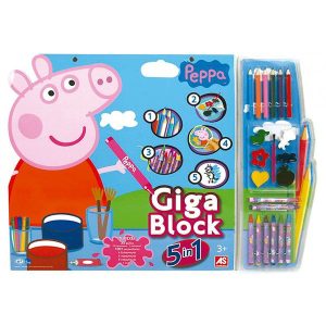 Giga Block Peppa Pig 5en1