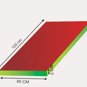 COLCHONETA RECTA LONA 120 X 65 X 5