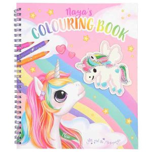 Ylvi Libro Colorear con Unicornio