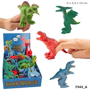 Top Model Dino World Títere de Dedo Dinosaurio