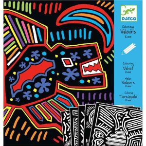 Djeco Manualidades Terciopelo Animales Savana