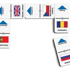 DOMINÓ BANDERAS DE EUROPA J-0004