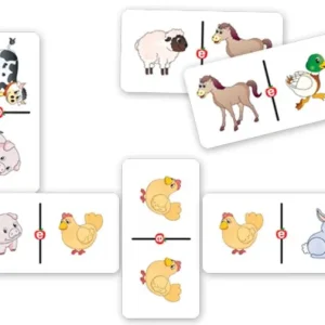 DOMINÓ ANIMALES DE LA GRANJA J-0031