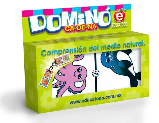 DOMINÓ ANIMALES DEL MAR J-0123