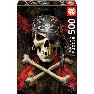 Puzzle 500p Calavera Pirata