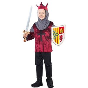 Disfraz Caballero Cruzado Medieval 7-9 Años