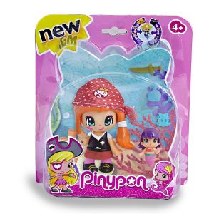 Pinypon Figuras Pirata Cabello Naranja y Sirena