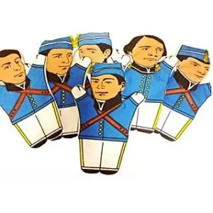 Guiñol Niños Héroes (6 pzs)