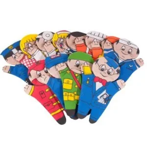 Guiñol Servidores públicos (12 pzs)