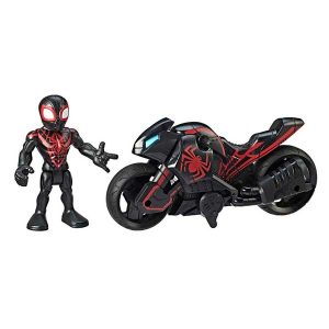 Marvel Spiderman Arachnid Figura y Moto