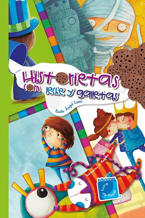 Historietas con leche y galletas