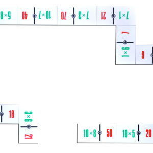 Dominó Tablas de Multiplicar (J-0049)