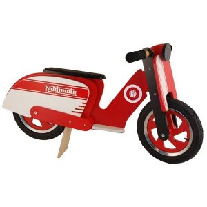 Motocicleta Madera Scooter Vespa Roja