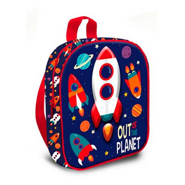 Mochila Guardería 3D Out Planet 24 cm