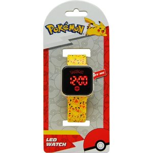 Reloj Infantil LED Pokémon Correa Amarilla